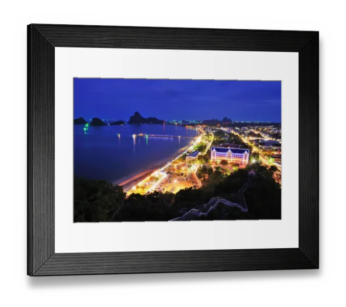 Framed Print : Prachuap Khiri Khan city hall Framed Print : Prachuap Khiri Khan city hall