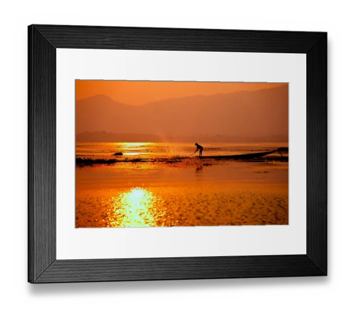Framed Print : Inle Lake Fisherman Framed Print : Inle Lake Fisherman