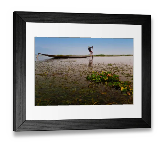 Framed Print : Inle Lake Fisherman Framed Print : Inle Lake Fisherman