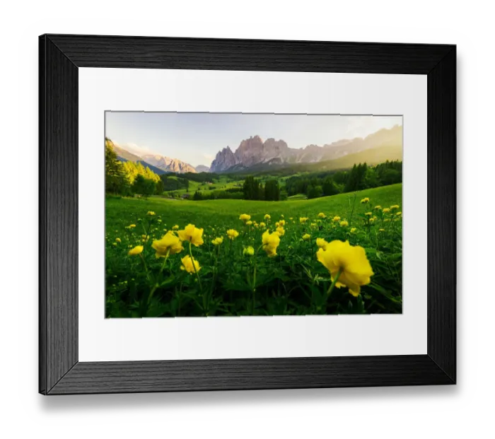 Framed Print : Dolomites Landscape, Italy Framed Print : Dolomites Landscape, Italy
