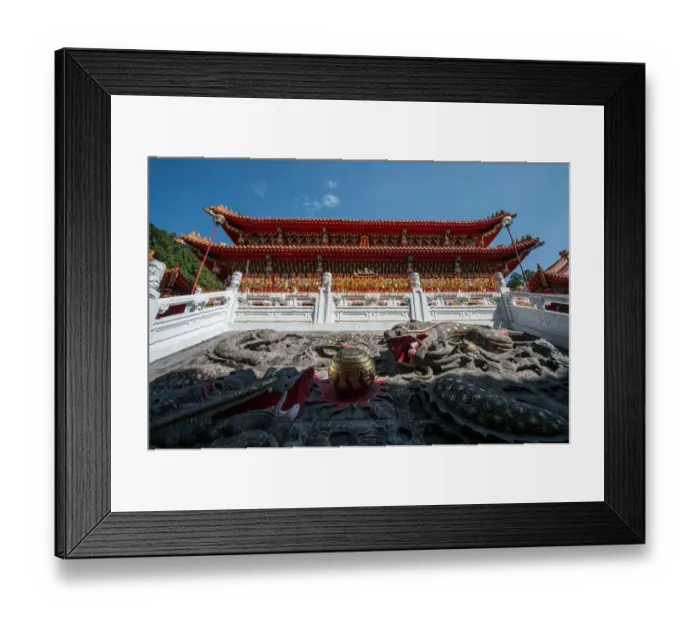 Framed Print : Wenwu Temple at Sun Moon Lake, Taiwan