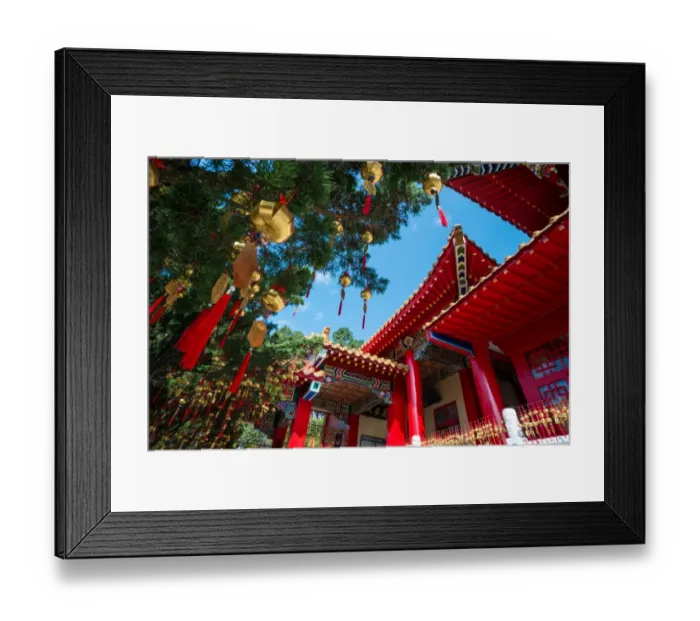 Framed Print : Wenwu Temple at Sun Moon Lake, Taiwan Framed Print : Wenwu Temple at Sun Moon Lake, Taiwan