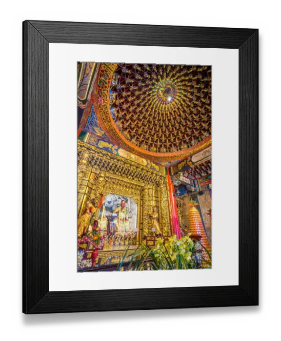 Framed Print : Guan Yu statue inside Wenwu temple Framed Print : Guan Yu statue inside Wenwu temple