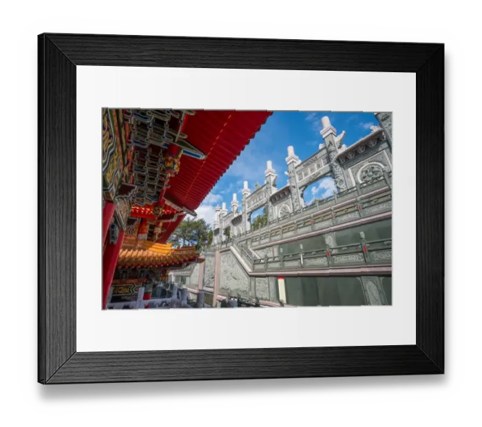Framed Print : Wenwu temple at Sun Moon lake, Taiwan