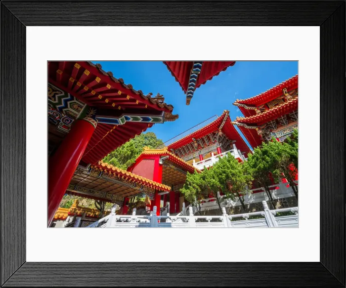 Framed Print : Wenwu temple at Sun Moon lake, Taiwan Framed Print : Wenwu temple at Sun Moon lake, Taiwan
