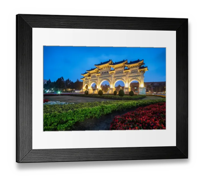 Framed Print : Chiang Kai-shek memorial hall, Taipei Taiwan
