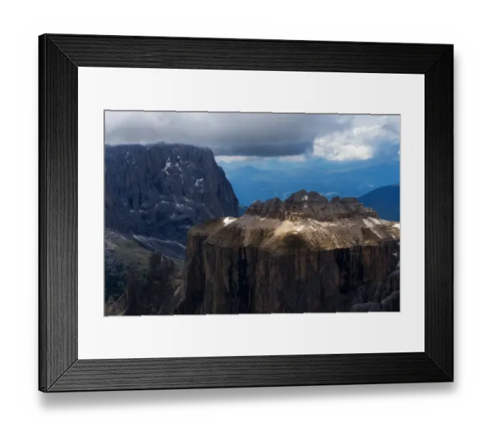 Framed Print : Peak of Piz Ciavaces, Mountain in Dolomite, Italy Framed Print : Peak of Piz Ciavaces, Mountain in Dolomite, Italy