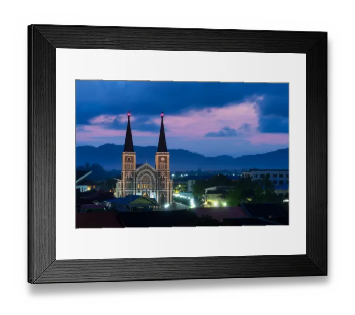 Framed Print : Roman Catholic Diocese of Chanthaburi, Thailand Framed Print : Roman Catholic Diocese of Chanthaburi, Thailand