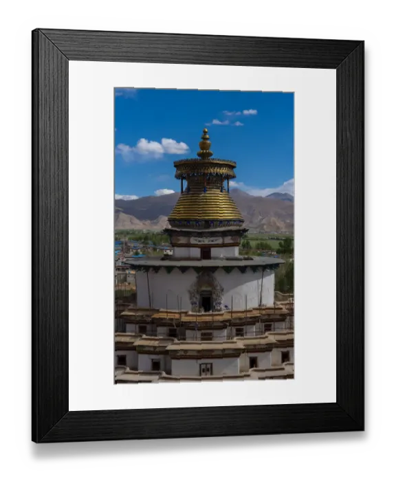 Framed Print : Kumbum Stupa in Gyangze, Tibet China Framed Print : Kumbum Stupa in Gyangze, Tibet China