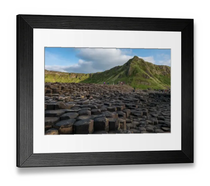 Framed Print : The Basalt Columns at Giants Causeway, Northern Ireland Framed Print : The Basalt Columns at Giants Causeway, Northern Ireland