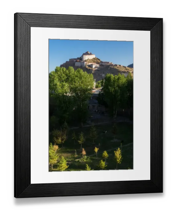 Framed Print : Gyangze Fortress, Tibet, China Framed Print : Gyangze Fortress, Tibet, China
