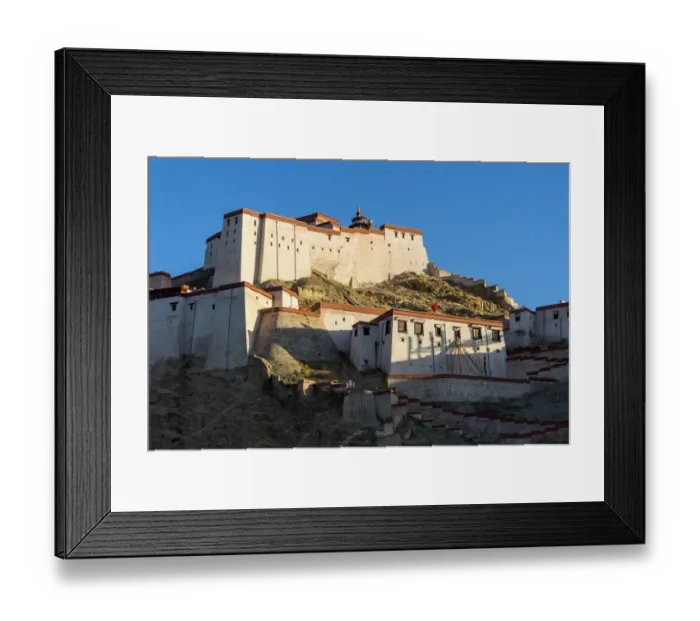 Framed Print : Gyangze Fortress, Tibet, China Framed Print : Gyangze Fortress, Tibet, China