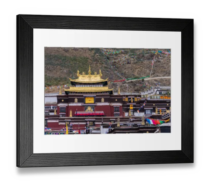 Framed Print : Tashilhunpo Monastery, Shigatse, Tibet Framed Print : Tashilhunpo Monastery, Shigatse, Tibet