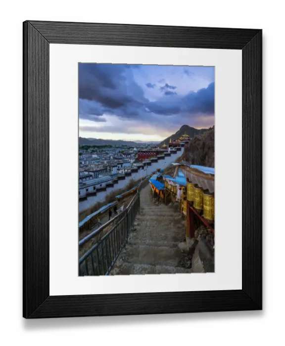 Framed Print : Tashilhunpo Monastery, Shigatse, Tibet Framed Print : Tashilhunpo Monastery, Shigatse, Tibet
