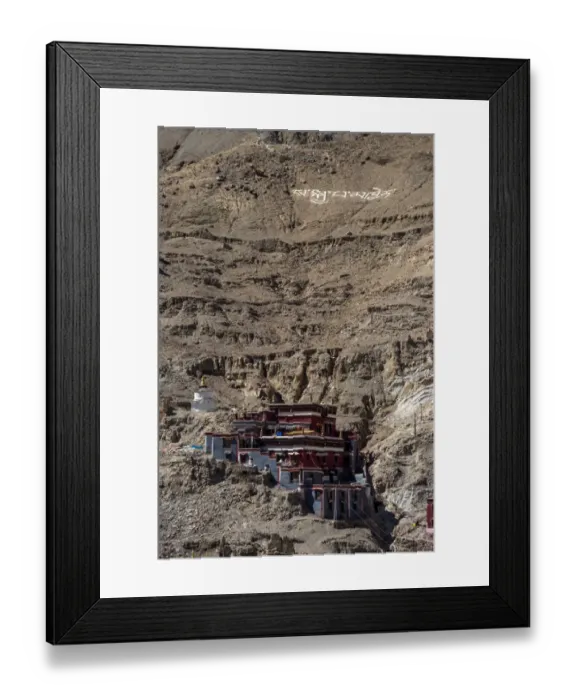 Framed Print : Tibetan temple on the hill Framed Print : Tibetan temple on the hill
