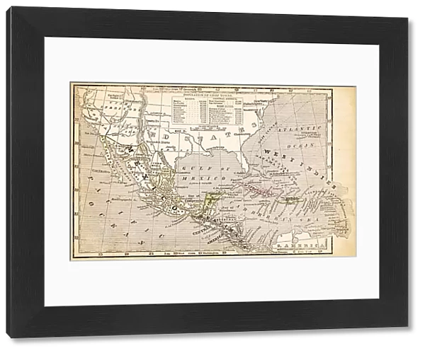 West Indies map 1855