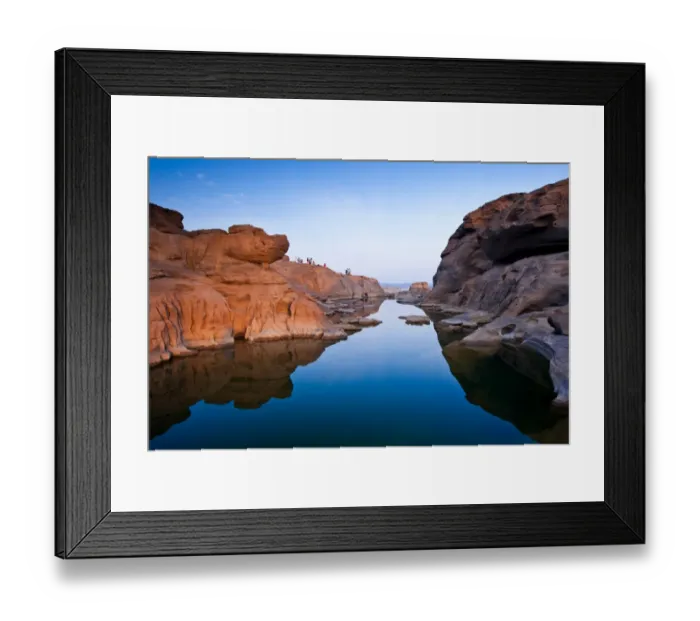 Framed Print : Samphanbok Rocks, Ubon Rachathani, Thailand Framed Print : Samphanbok Rocks, Ubon Rachathani, Thailand