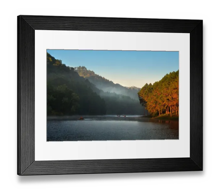 Framed Print : The big pond in Pang Ung, Maehongson Framed Print : The big pond in Pang Ung, Maehongson