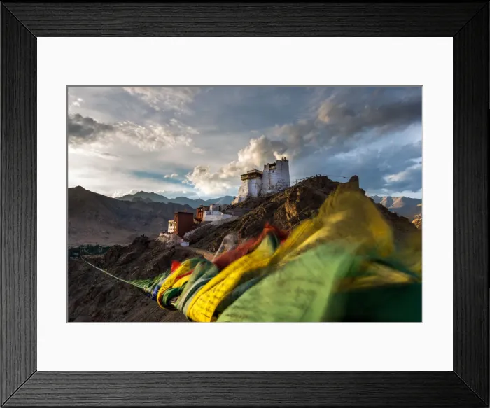 Framed Print : Namgyal Tsemo Monastery Framed Print : Namgyal Tsemo Monastery