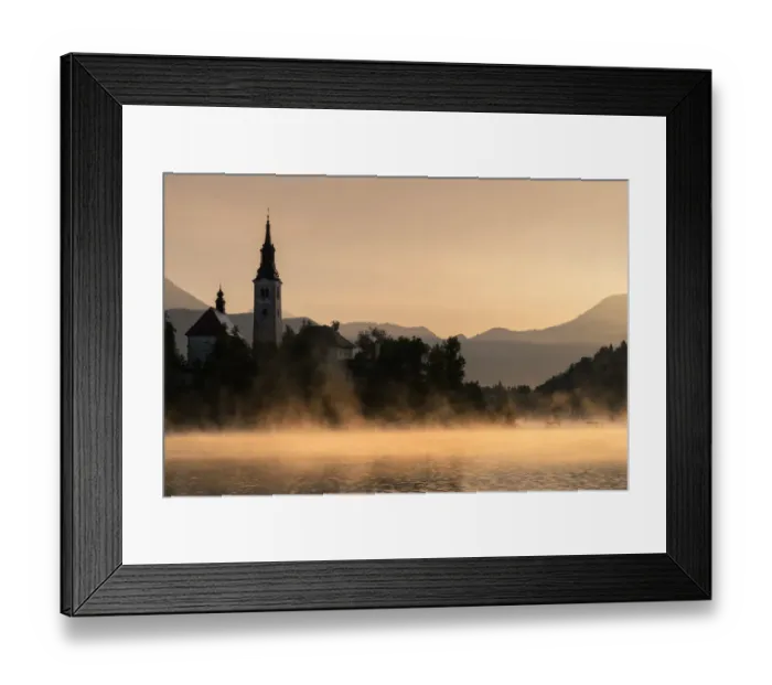 Framed Print : Pilgrimage Church of the Assumption of Maria in Lake Bled Framed Print : Pilgrimage Church of the Assumption of Maria in Lake Bled