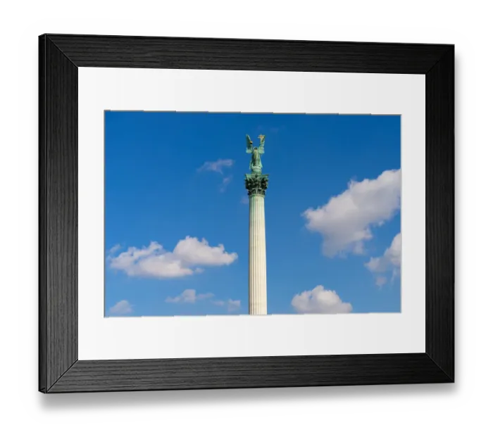 Framed Print : Statues of heroes at Heroes Square Framed Print : Statues of heroes at Heroes Square