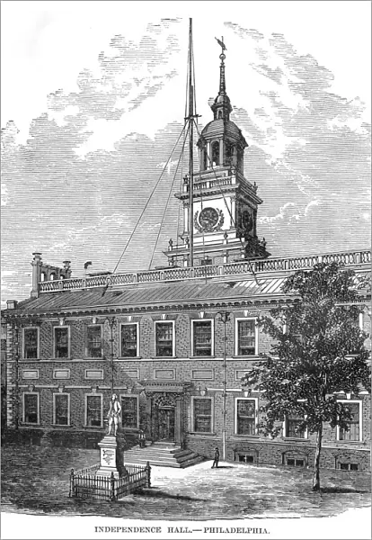 Independence hall Philadelphia 1881