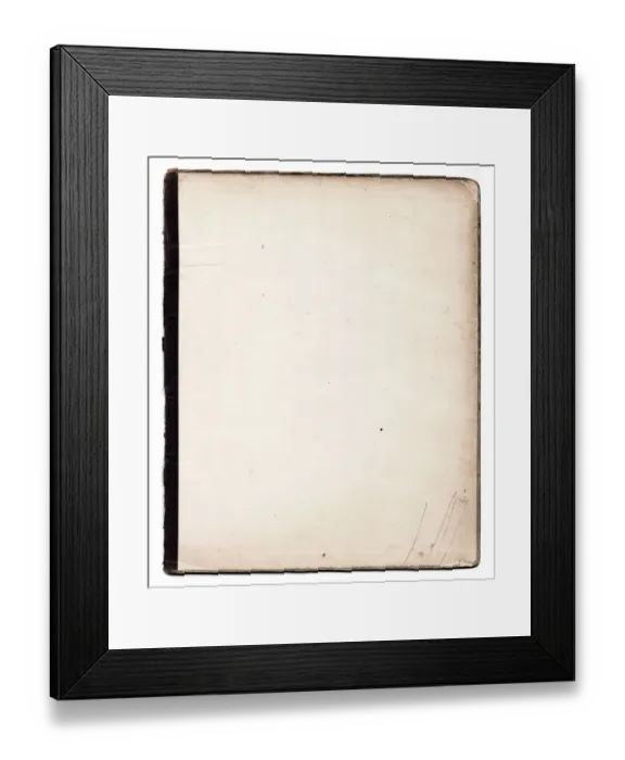 Framed Print : Inside book cover Framed Print : Inside book cover