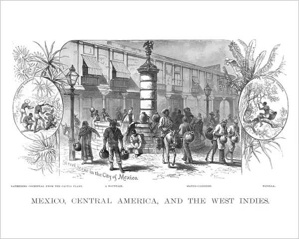 Mexico Central america scene illustration 1886