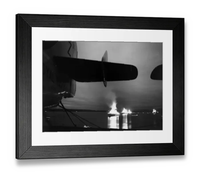 Framed Print : Illuminated Ships Framed Print : Illuminated Ships