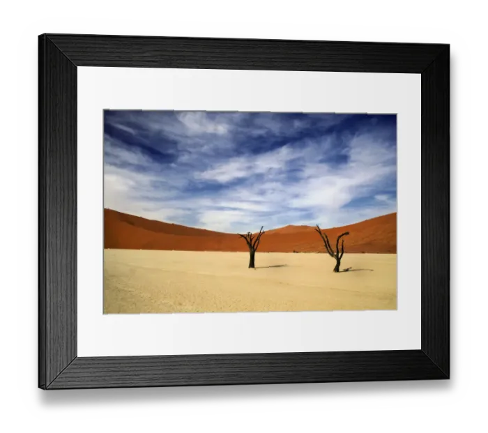 Framed Print : dune, Isolated, red dunes Framed Print : dune, Isolated, red dunes