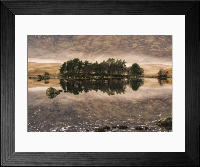 Framed Print : Loch na h-Achlaise #5 in Color Framed Print : Loch na h-Achlaise #5 in Color