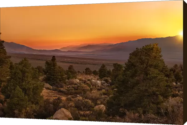 Sunrise over Owens Valley