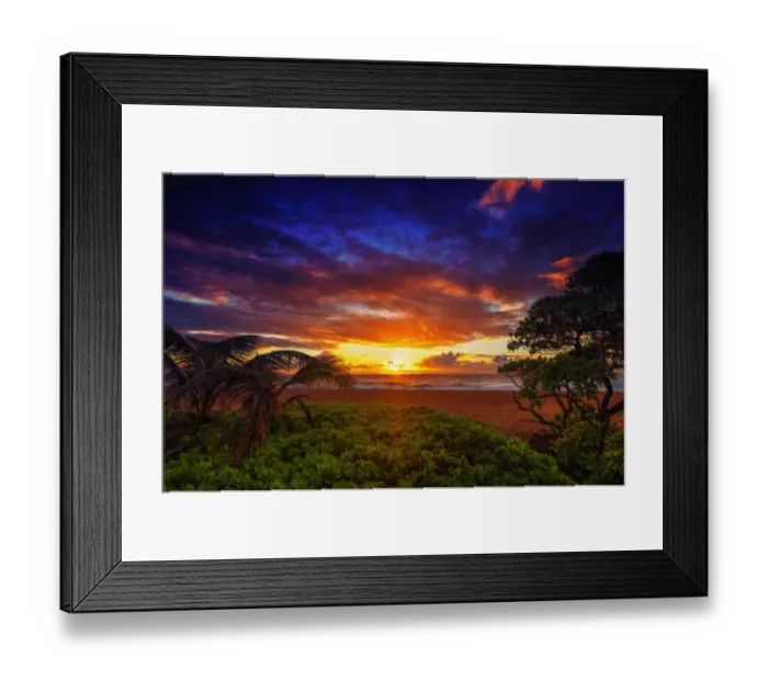 Framed Print : Kauai Beach Sunrise Kauai Hawaii Framed Print : Kauai Beach Sunrise Kauai Hawaii