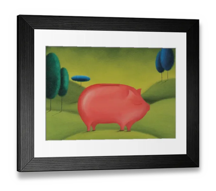 Framed Print : Piggy Bank Framed Print : Piggy Bank