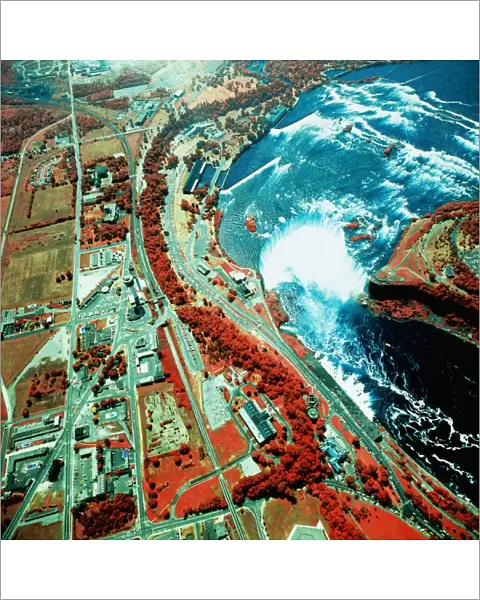 USA, New York, Niagara Falls, satellite image