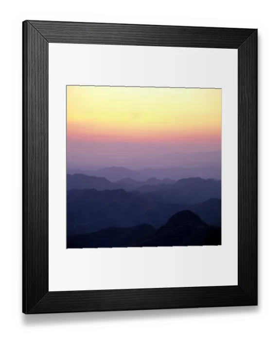 Framed Print : China, Jinshanling section of Great Wall at sunset, near Beijing