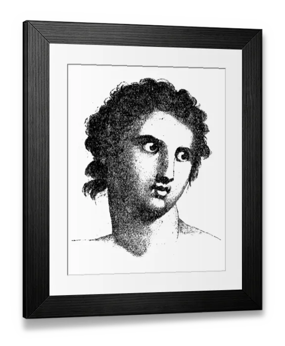 Framed Print : Head of Achilles Framed Print : Head of Achilles