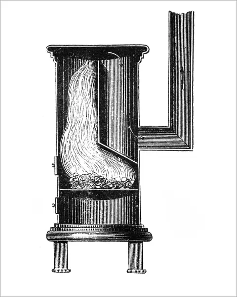 Section of a furnace