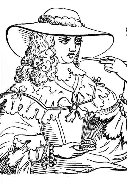 Tobacco smoker in 17th Century