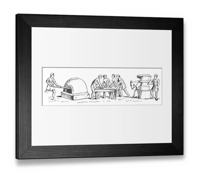 Framed Print : Roman Bakery Framed Print : Roman Bakery