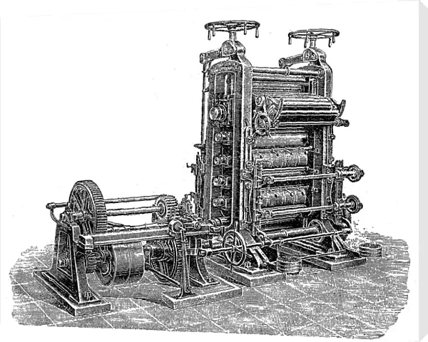 The paper industry machine