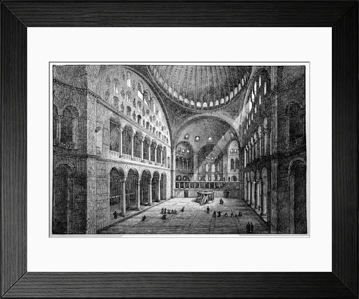 Framed Print : St. Sophia Church interior