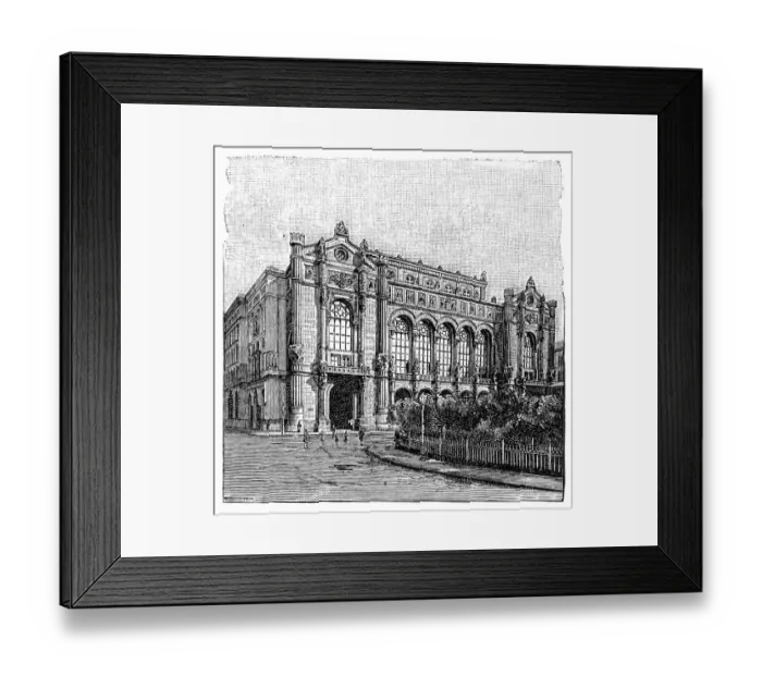 Framed Print : VigadAo (usually translated as Place for Merriment ) is Budapests second largest concert hall Framed Print : VigadAo (usually translated as Place for Merriment ) is Budapests second largest concert hall