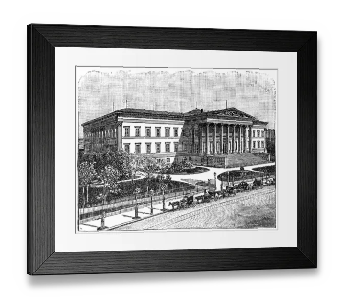 Framed Print : Hungarian National Museum Framed Print : Hungarian National Museum