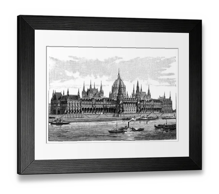 Framed Print : Budapest a Hungarian Parliament Framed Print : Budapest a Hungarian Parliament