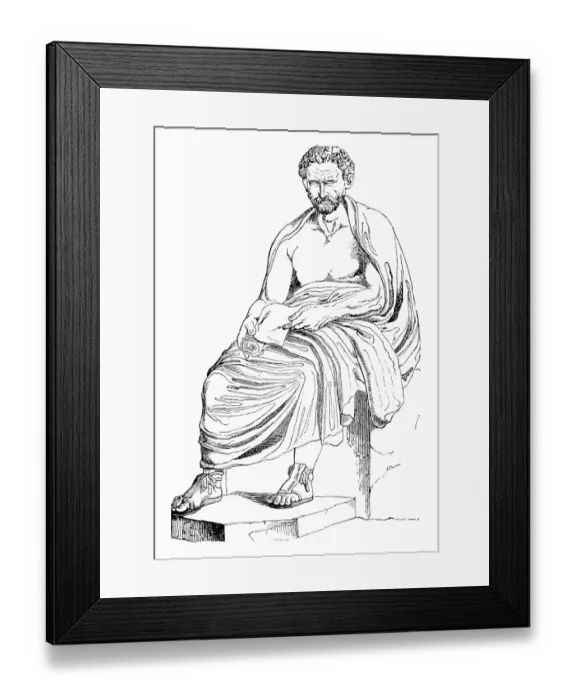 Framed Print : Demosthenes (384 BC-322 BC) Greek statesman Framed Print : Demosthenes (384 BC-322 BC) Greek statesman