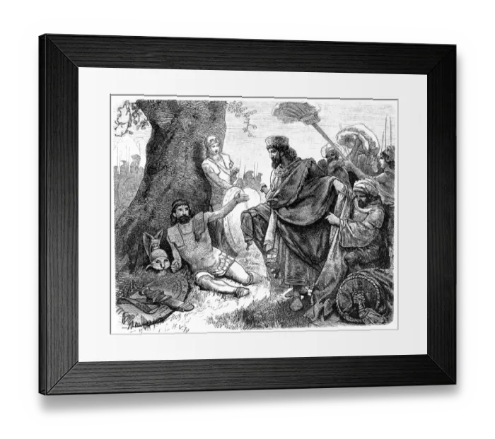 Framed Print : Negotiations between Agesilaus II and Pharnabazus II (393 BC) Framed Print : Negotiations between Agesilaus II and Pharnabazus II (393 BC)