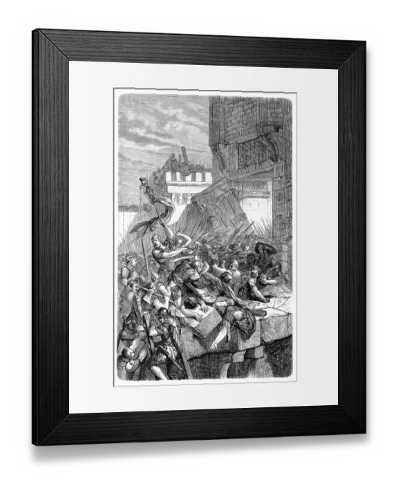 Framed Print : Capture of a city by the Assyrians Framed Print : Capture of a city by the Assyrians