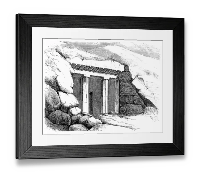 Framed Print : Beni Hassan (Egypt), Gravesite Framed Print : Beni Hassan (Egypt), Gravesite