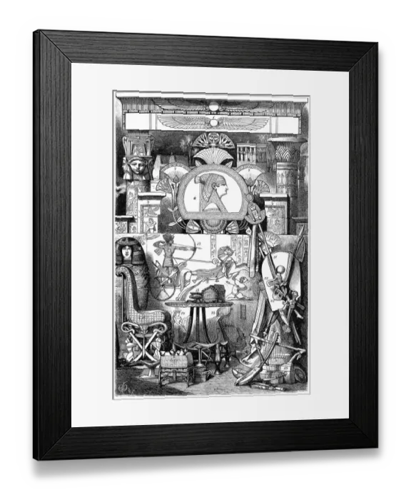 Framed Print : Ancient Egypt ornaments Framed Print : Ancient Egypt ornaments